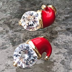 New Christmas stocking earrings diamonds